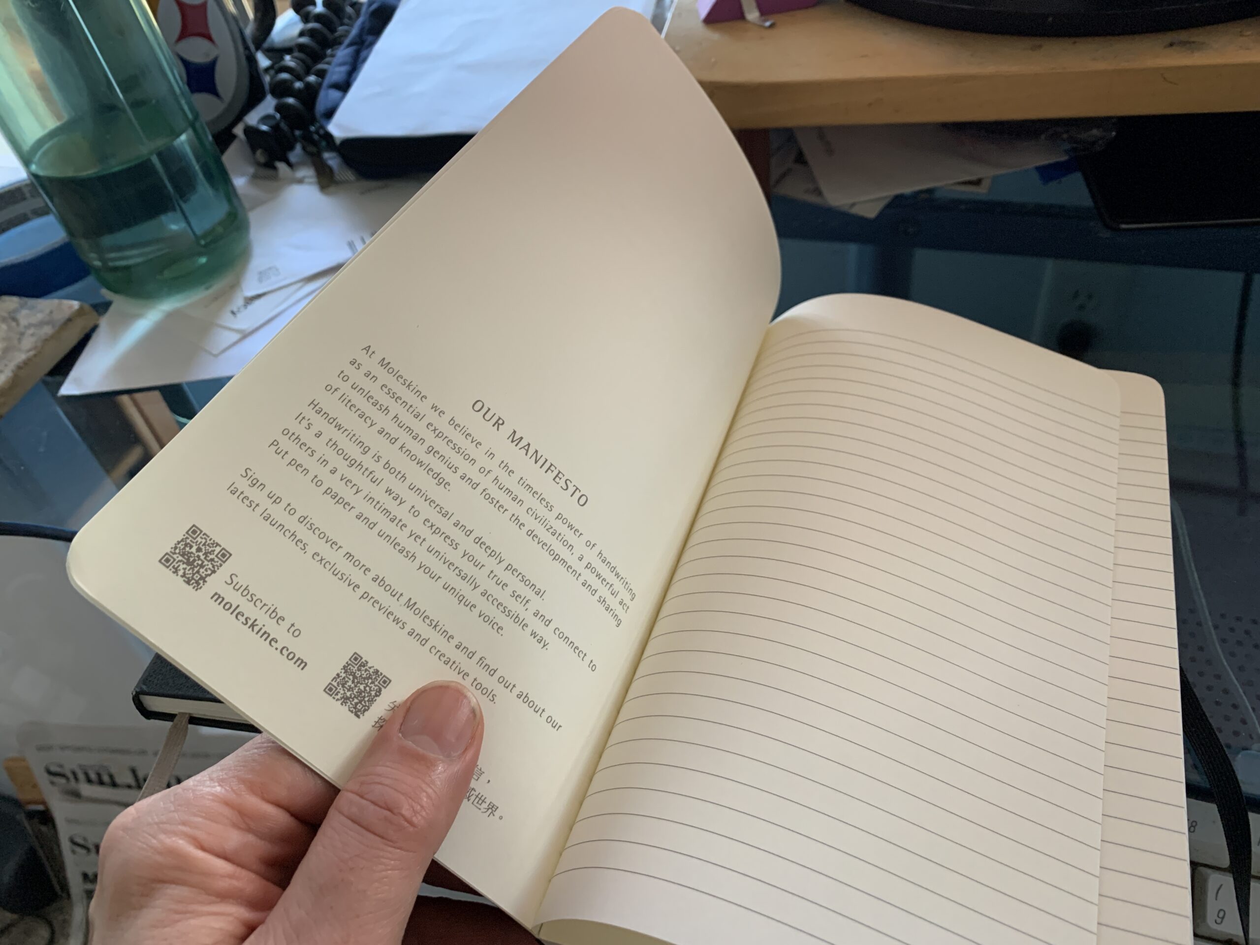 New year, new notebook. (Carl Natale photo)